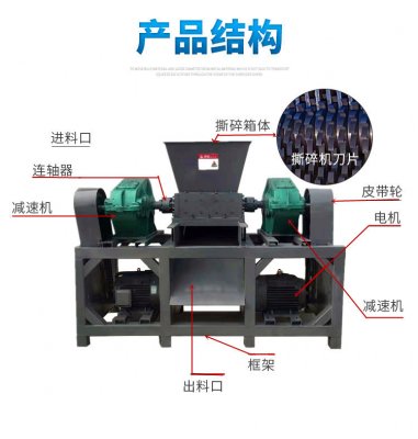 鐵桶粉碎設(shè)備，金屬撕碎機(jī)投資報(bào)價(jià)